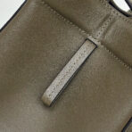 ORIGAMI MINI 19 IN ARMY GREEN LAMBSKIN AND SUEDE - 图片 3