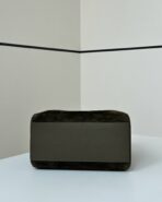 ORIGAMI MEDIUM 27 IN ARMY GREEN LAMBSKIN AND SUEDE - 图片 7
