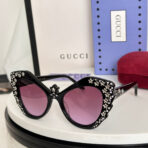 CRYSTAL STUDDED CAT-EYE FRAME SUNGLASSES GG1095S IN ACETATE - 图片 11