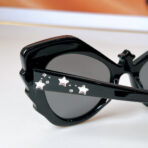 CRYSTAL STUDDED CAT-EYE FRAME SUNGLASSES GG1095S IN ACETATE - 图片 3