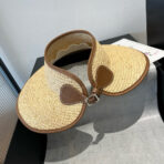 WIDE BRIM HALF HEAD HAT MODEL 650339 IN NATURAL RAFFIA STRAW - 图片 5