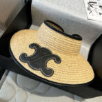 WIDE BRIM HALF HEAD HAT MODEL 650340 IN NATURAL RAFFIA STRAW - 图片 2