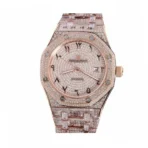 Audemars Piguet Royal Oak Iced Out Rose Gold Replica - 图片 2