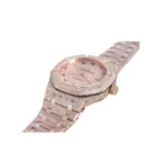 Audemars Piguet Royal Oak Iced Out Rose Gold Replica - 图片 3