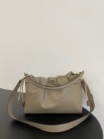 Mamma Bauguette Medium Nappa Leather Dove Grey - 图片 3