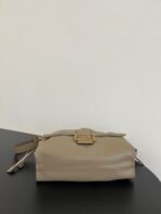 Mamma Bauguette Medium Nappa Leather Dove Grey - 图片 4