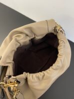 Mamma Bauguette Medium Nappa Leather Dove Grey - 图片 5