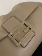 Mamma Bauguette Medium Nappa Leather Dove Grey - 图片 7