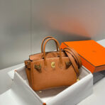 HM BIRKIN 20CM BAG BROWN TOGO LEATHER GOLD HARDWARE - 图片 4