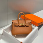 HM BIRKIN 20CM BAG BROWN TOGO LEATHER GOLD HARDWARE - 图片 3