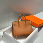 HM BIRKIN 20CM BAG BROWN TOGO LEATHER GOLD HARDWARE - 图片 2