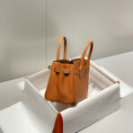 HM BIRKIN 20CM BAG BROWN TOGO LEATHER GOLD HARDWARE - 图片 5