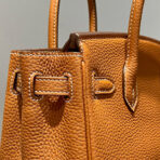 HM BIRKIN 20CM BAG BROWN TOGO LEATHER GOLD HARDWARE - 图片 6