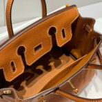 HM BIRKIN 20CM BAG BROWN TOGO LEATHER GOLD HARDWARE - 图片 8