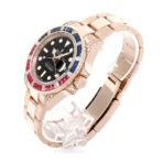 Rolex GMT-Master II 126755SARU Diamond Bezel Black Dial Replica - 图片 2