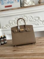 HERM Birkin 25cm Elephant Gray in Epsom