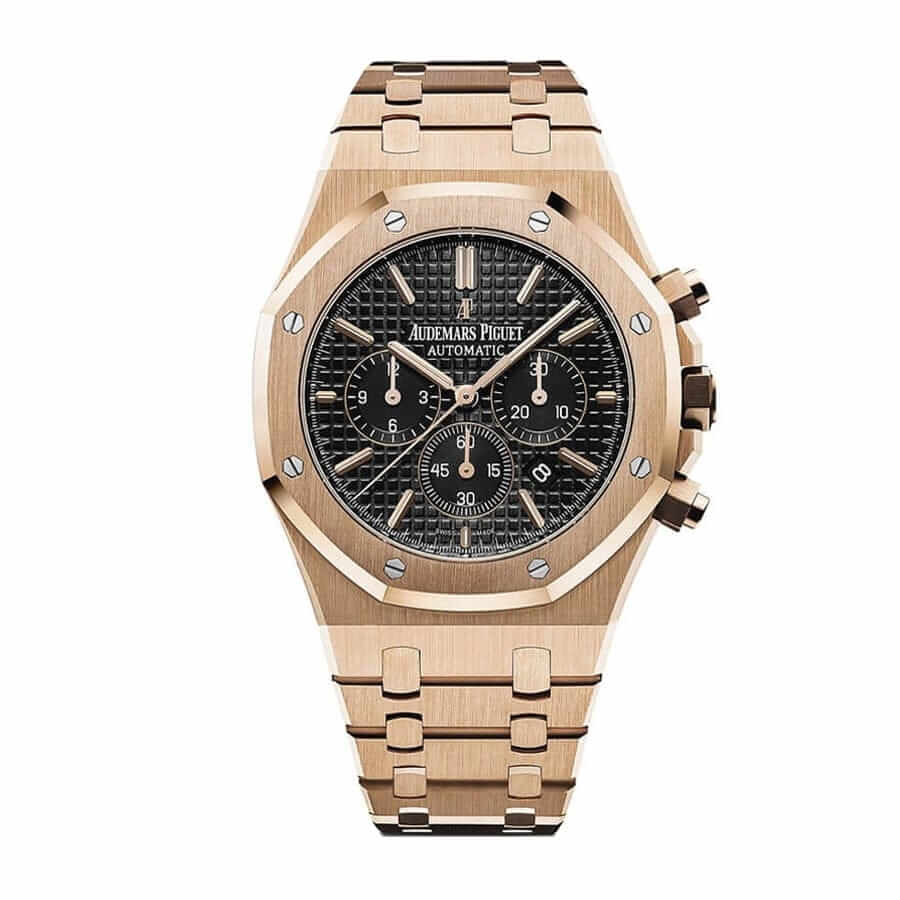 audemars-piguet-rose-gold-royal-chronograph-black-dial-26320or-oo-1220or-01-replica.jpg AP Royal Oaks Replica - 图片 1