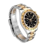Daytona 116520 Gold Steel Black Replica - 图片 2