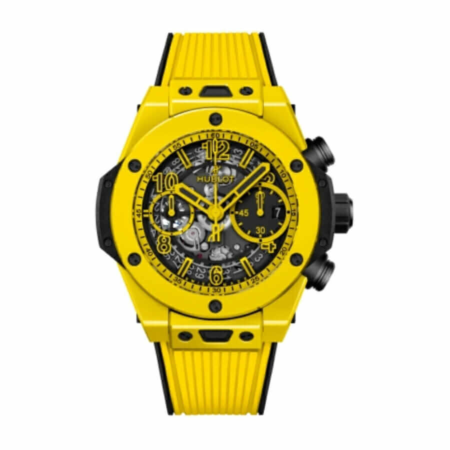 hublot-big-bang-unico-sapphire-all-black-yellow.jpg Hublot Yellow Magic 441.CY.471Y.RX Replica - 图片 1