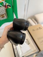GG LOAFERS MULES BLACK BROWN SOLE - 图片 6