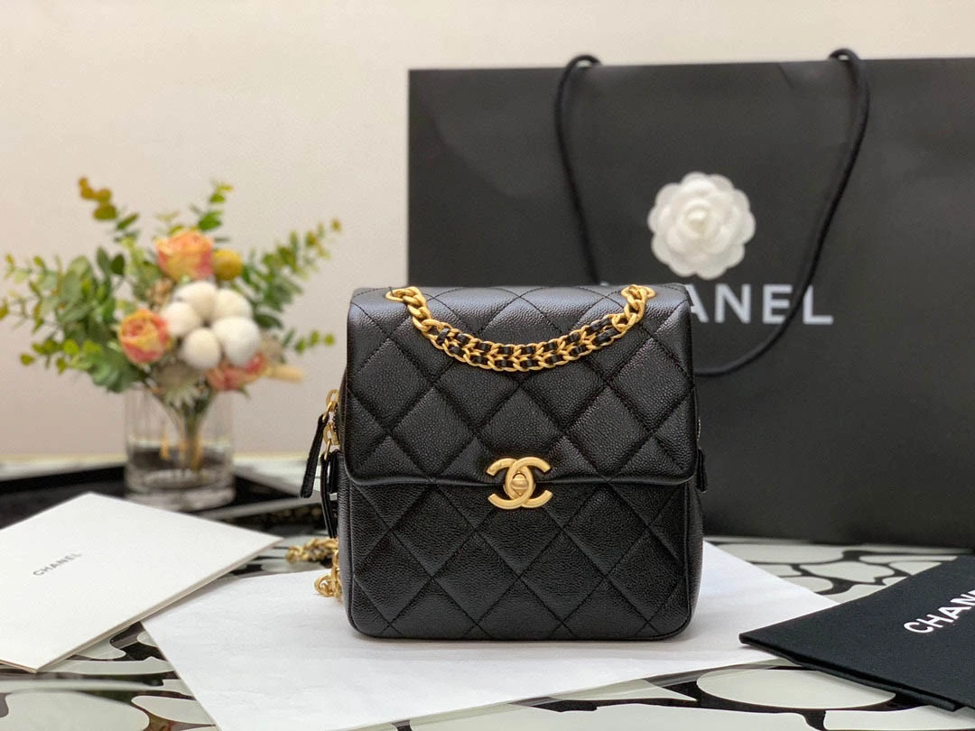 i3caf2128799da6bf06e10c309e173e25.webp Black Vintage Backpack Size:20x19x8cm - 图片 1