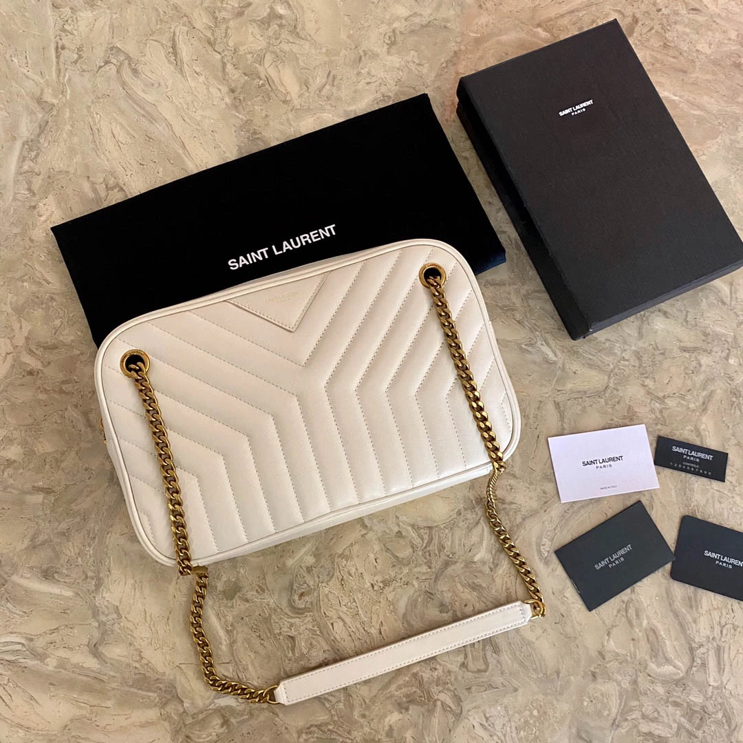i3fb2b793c7fbbb0663b14a908c107b78.webp Saint Laurent Shoulder slant model bag Size: 28x17x8.5cm Code: 671691 - 图片 1