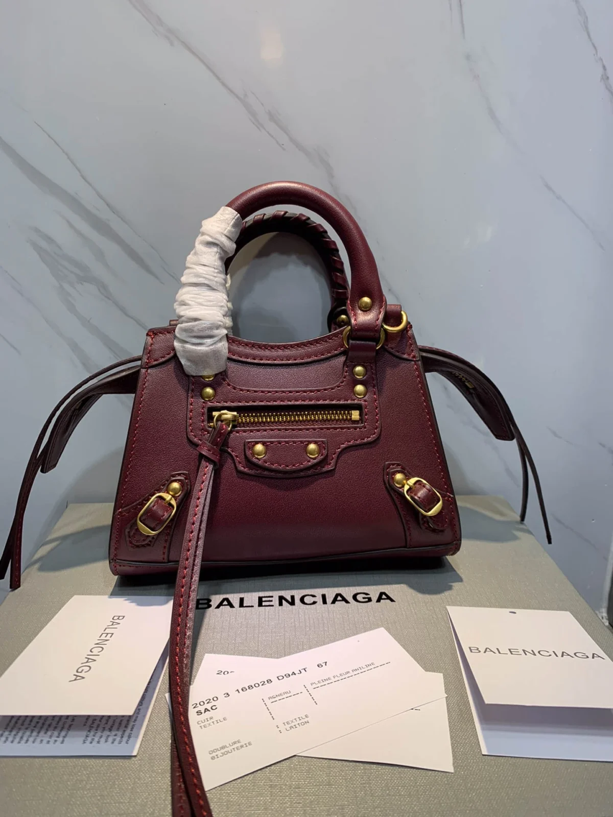 Burgundy Size: 18cm - 图片 1