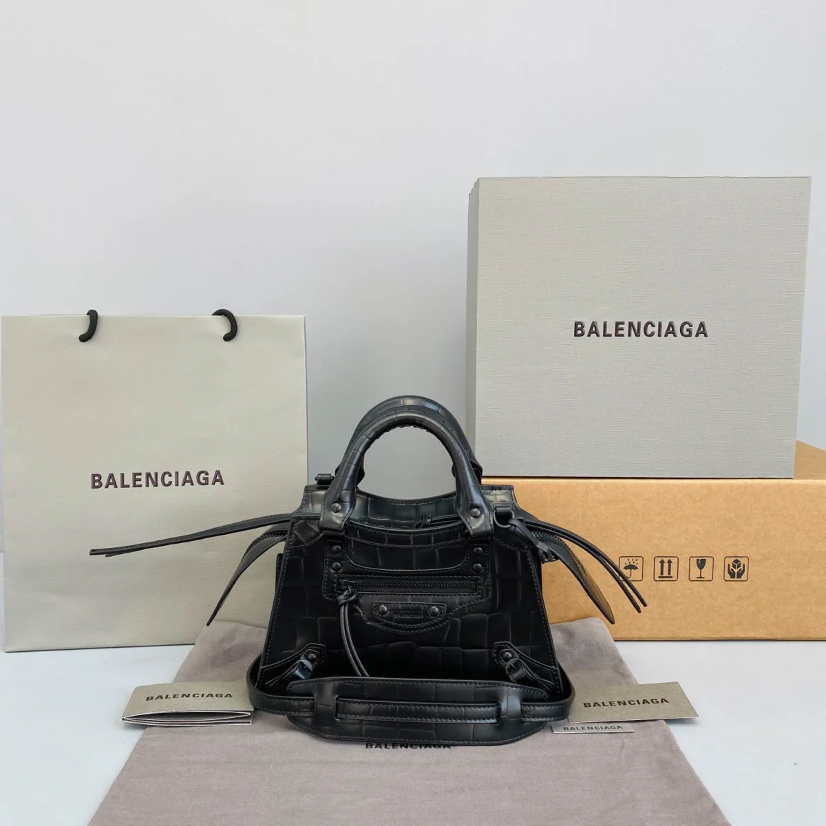 Balenciag Neo Classic Motorcycle Bag Size: 1992 Size: 16.5*22*9*14.5cm - 图片 1