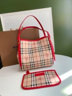 Checkered Tootsie Bag Size:W25.5*H29*D10cm Code:400123 - 图片 8