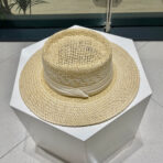 WIDE BRIM HAT MODEL 652049 IN NATURAL WOVEN STRAW - 图片 2