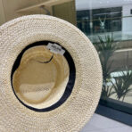 WIDE BRIM HAT MODEL 652049 IN NATURAL WOVEN STRAW - 图片 8