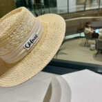 WIDE BRIM HAT MODEL 652049 IN NATURAL WOVEN STRAW - 图片 7