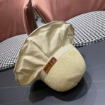 WIDE BRIM HAT MODEL 651948 IN BEIGE MESH FABRIC - 图片 5