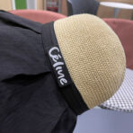 WIDE BRIM HAT MODEL 651949 IN BLACK MESH FABRIC - 图片 6