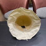 WIDE BRIM HAT MODEL 651950 IN WHITE MESH FABRIC - 图片 7