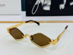 TRIOMPHE SEMI-RIMLESS SUNGLASS CL42117U IN METAL OCTAGON LENSES - 图片 7