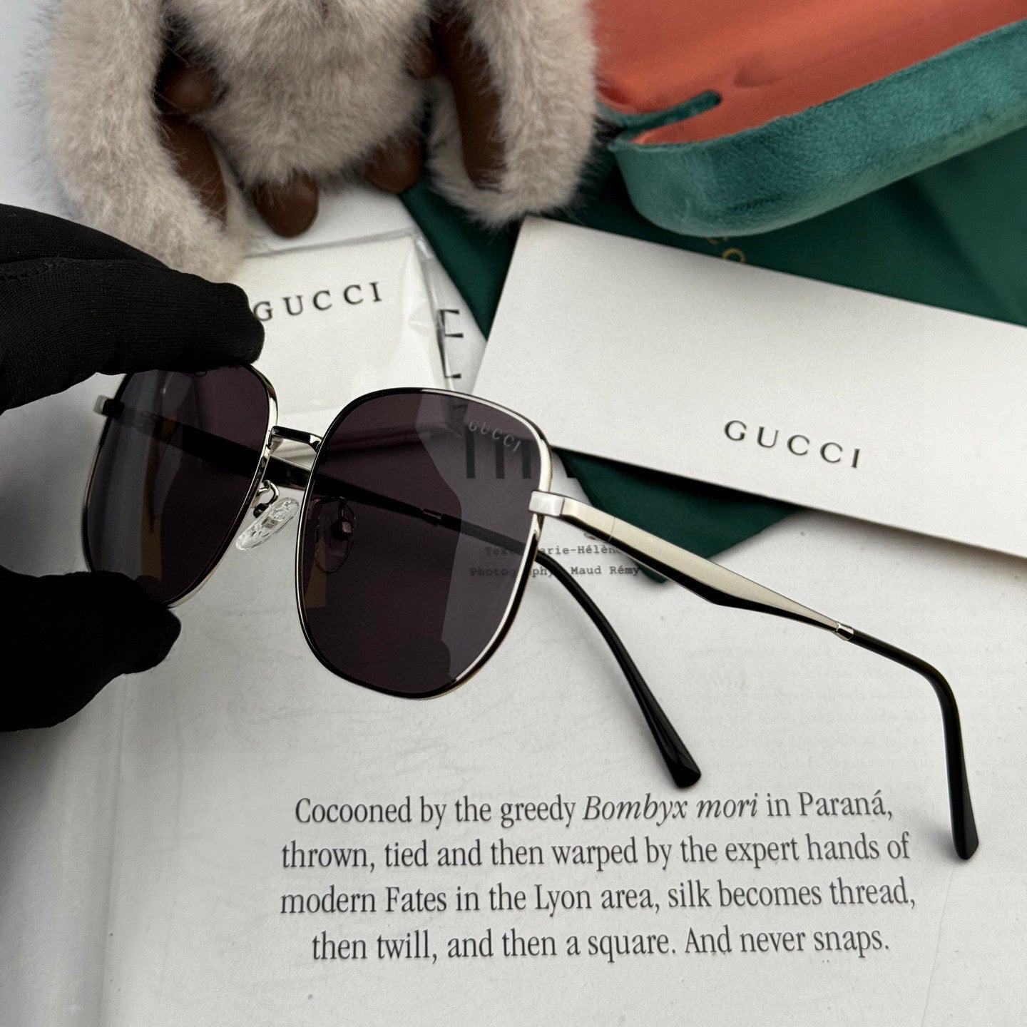 img_0d8fa672_20250416_i1744733035630_5925_0_6_jpg.jpg LOW NOSEBRIDGE FIT RECTANGULAR SUNGLASSES G0203 IN METAL - 图片 1