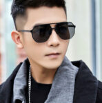 LOW NOSE BRIDGE FIT SUNGLASSES G3807 IN METAL - 图片 8
