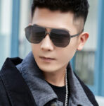 LOW NOSE BRIDGE FIT SUNGLASSES G3807 IN METAL - 图片 9