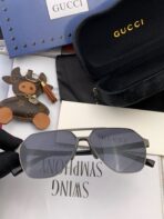 LOW NOSE BRIDGE FIT SUNGLASSES G3807 IN METAL - 图片 6