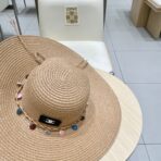 WIDE BRIM HAT MODEL 652183 IN NATURAL WOVEN STRAW - 图片 6