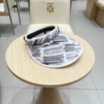 VISOR HAT MODEL 652204 IN GREY AND WHITE FABRIC - 图片 2