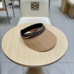 VISOR HAT MODEL 652214 IN NATURAL WOVEN STRAW - 图片 4
