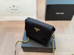 GOLD HARDWARE MINI BAG 18 IN BLACK RE-NYLON - 图片 8