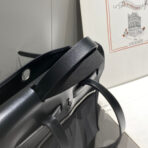 HERBAG A DOS ZIP RETOURNE BACKPACK 29 IN BLACK CANVAS AND CALFSKIN - 图片 7