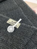 GRANITE MUFFLER 180 CM SCARF IN MARINE MIX BLEU MOYEN CASHMERE - 图片 6