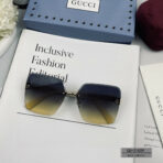CRYSTAL STUDDED SQUARE FRAME SUNGLASSES 21009 IN ACETATE - 图片 3