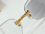CRYSTAL STUDDED RIMLESS SQUARE FRAME SUNGLASSES CT0603S IN METAL PHOTOCHROMIC LENSES - 图片 8