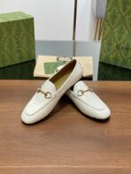 GG JORDAAN LOAFER GLOSSY WHITE LAMBSKIN - 图片 4