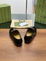 GG JORDAAN LOAFER GLOSSY BLACK LAMBSKIN - 图片 9